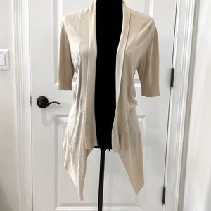 WHBM sweater in beige, size S, nice casual professional item, wardrobe staple
